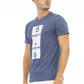 Blue Cotton Men T-Shirt - SEHABRANDS