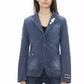 Blue Cotton Women Jacket - SEHABRANDS