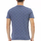 Blue Cotton Men T-Shirt - SEHABRANDS