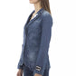 Blue Cotton Women Jacket - SEHABRANDS