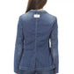 Blue Cotton Women Jacket - SEHABRANDS