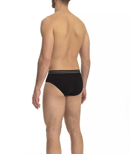 Black Cotton Men Underwear - SEHABRANDS