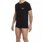 Black Cotton Men T-Shirt - SEHABRANDS