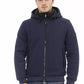 Blue Polyester Men Jacket - SEHABRANDS