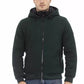 Green Polyester Men Jacket - SEHABRANDS