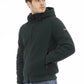 Green Polyester Men Jacket - SEHABRANDS