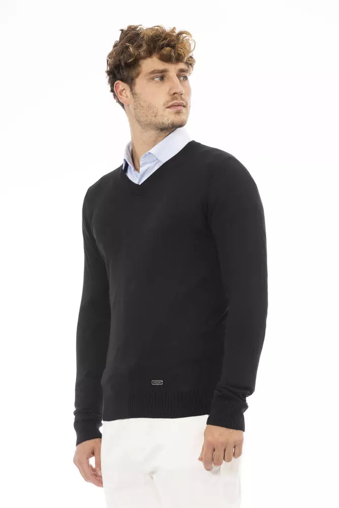 Black Modal Men Sweater - SEHABRANDS