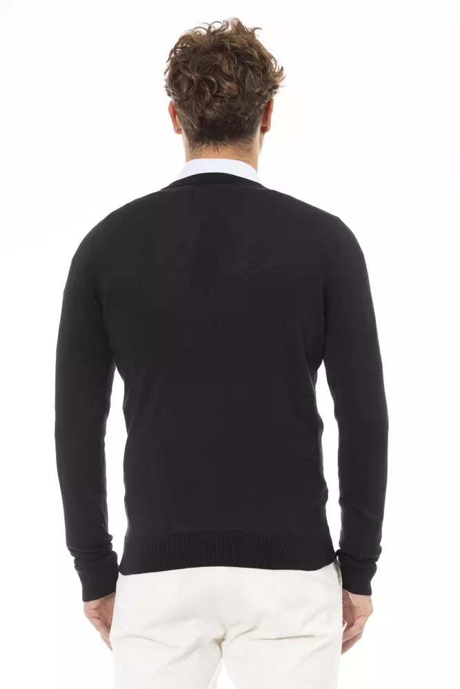 Black Modal Men Sweater - SEHABRANDS