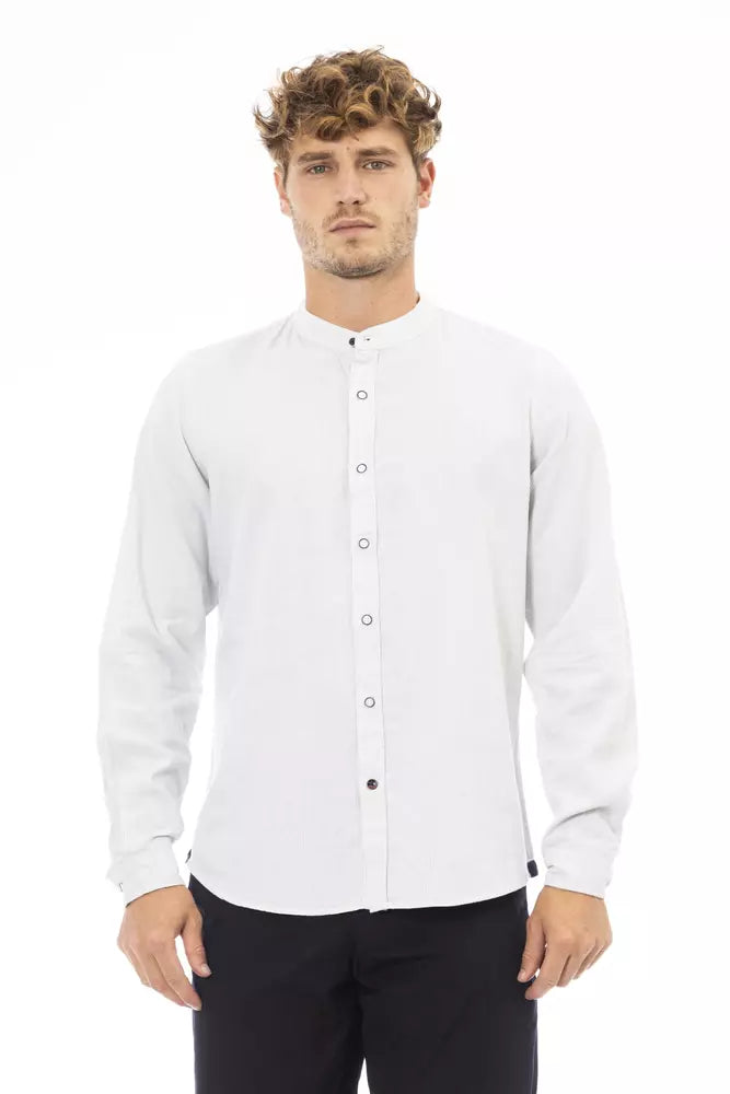 White Linen Men Shirt - SEHABRANDS