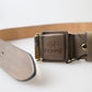 Elegant Leather Fashion Belt with Engraved Buckle - SEHABRANDS