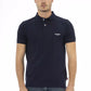 Blue Cotton Men Polo - SEHABRANDS