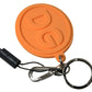 Dolce & Gabbana Chic Orange & Gold Keychain Accessory