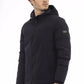 Blue Polyester Men Jacket - SEHABRANDS