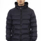 Blue Polyester Men Jacket - SEHABRANDS