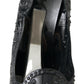 Dolce & Gabbana Elegant Black Crystal Cinderella Pumps