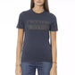 Blue Cotton Women T-Shirt - SEHABRANDS