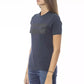 Blue Cotton Women T-Shirt - SEHABRANDS