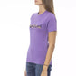 Purple Cotton Women T-Shirt - SEHABRANDS