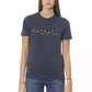 Blue Cotton Women T-Shirt - SEHABRANDS