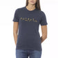 Blue Cotton Women T-Shirt - SEHABRANDS