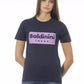 Blue Cotton Women T-Shirt - SEHABRANDS