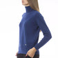 Blue Wool Women Sweater - SEHABRANDS