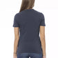 Blue Cotton Women T-Shirt - SEHABRANDS