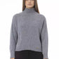 Gray Wool Women Sweater - SEHABRANDS