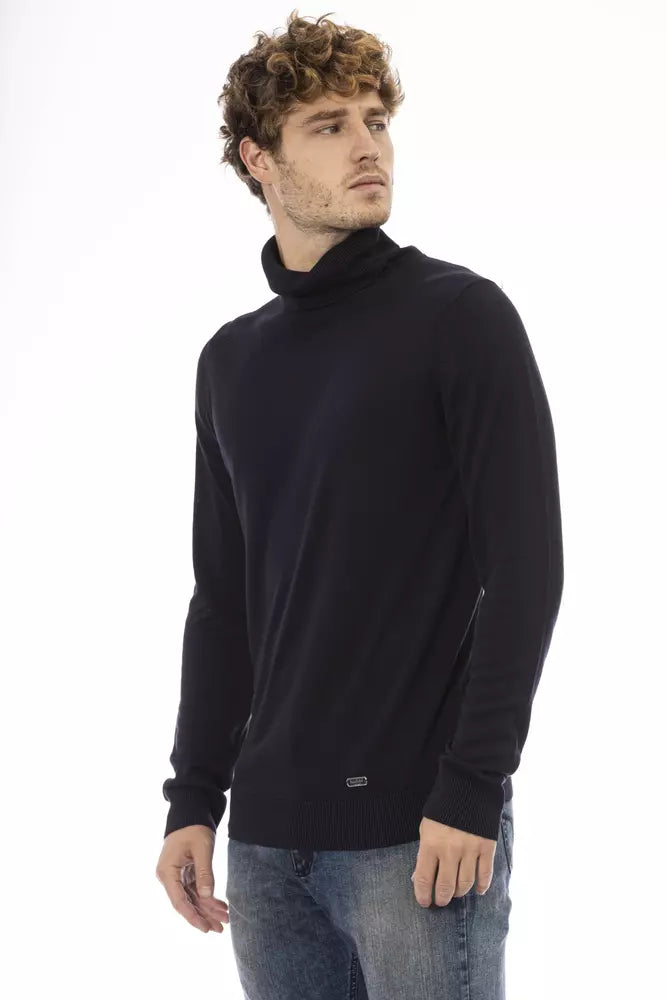 Blue Modal Men Sweater - SEHABRANDS