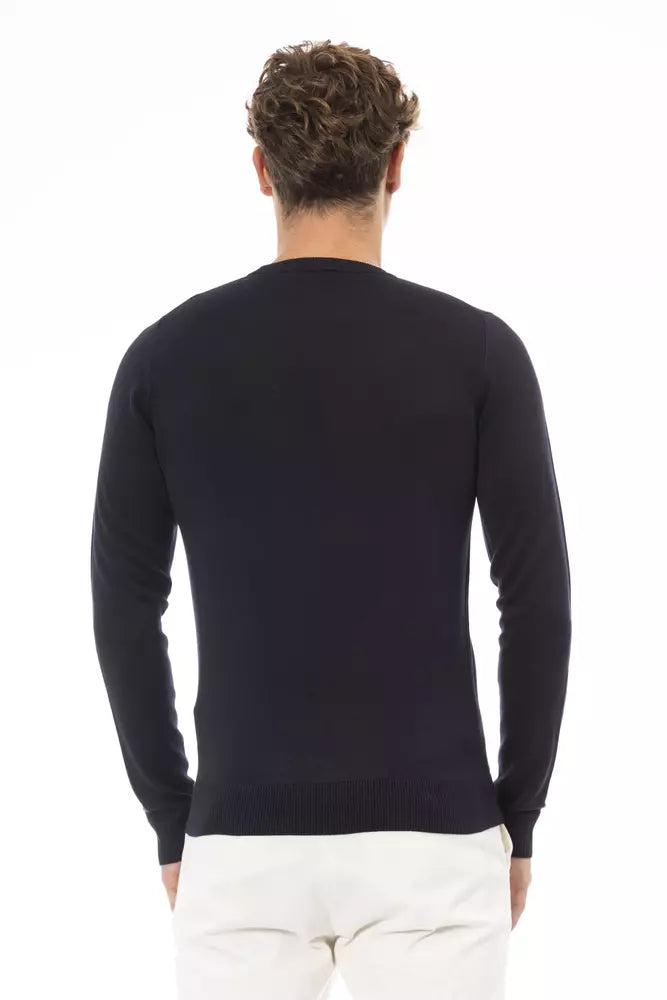 Blue Modal Men Sweater - SEHABRANDS