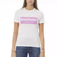 White Cotton Women T-Shirt - SEHABRANDS