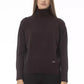 Brown Wool Women Sweater - SEHABRANDS