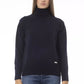 Blue Wool Women Sweater - SEHABRANDS