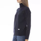 Blue Wool Women Sweater - SEHABRANDS