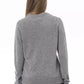 Gray Wool Women Sweater - SEHABRANDS