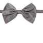 Dolce & Gabbana Elegant Silver Gray Silk Bow Tie