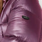 Elegant Light Purple Puffer Jacket - SEHABRANDS