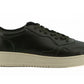 Sleek Dark Brown Leather Sneakers - SEHABRANDS