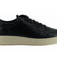 Elegant Black Leather Sneakers - Unisex Style - SEHABRANDS