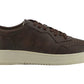 Exclusive Leather Fabric Sneakers in Brown - SEHABRANDS