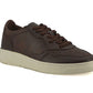 Exclusive Leather Fabric Sneakers in Brown - SEHABRANDS