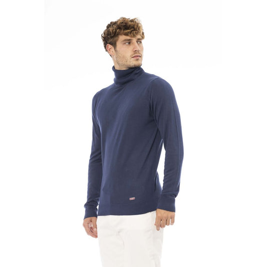 Blue Modal Men Sweater - SEHABRANDS