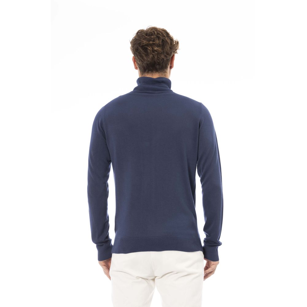 Blue Modal Men Sweater - SEHABRANDS