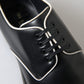 Dolce & Gabbana Elegant Black and White Formal Men's Shoes