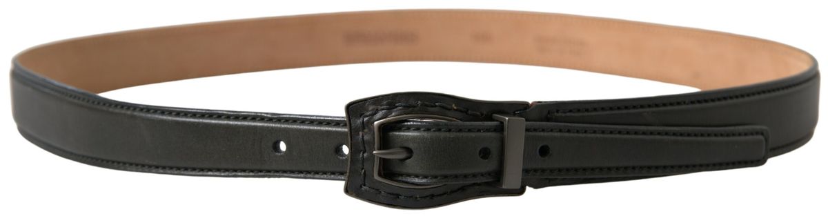 Exquisite Italian Leather Belt with Metal Buckle - SEHABRANDS