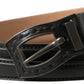 Exquisite Italian Leather Belt with Metal Buckle - SEHABRANDS