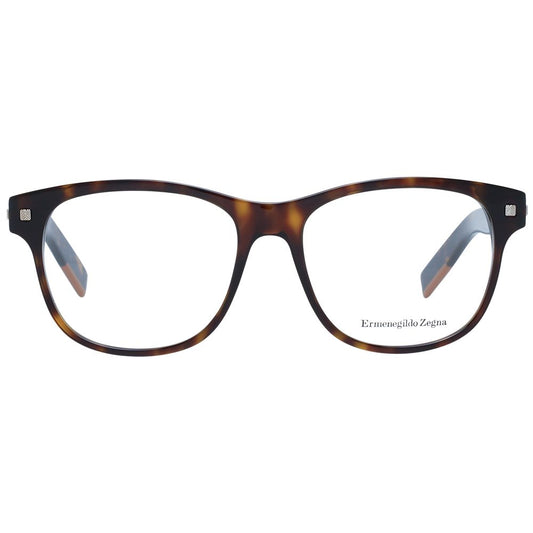 Ermenegildo Zegna Brown Men Optical Frames