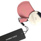 Dolce & Gabbana Chic Pink Leather Hand Mirror Holder