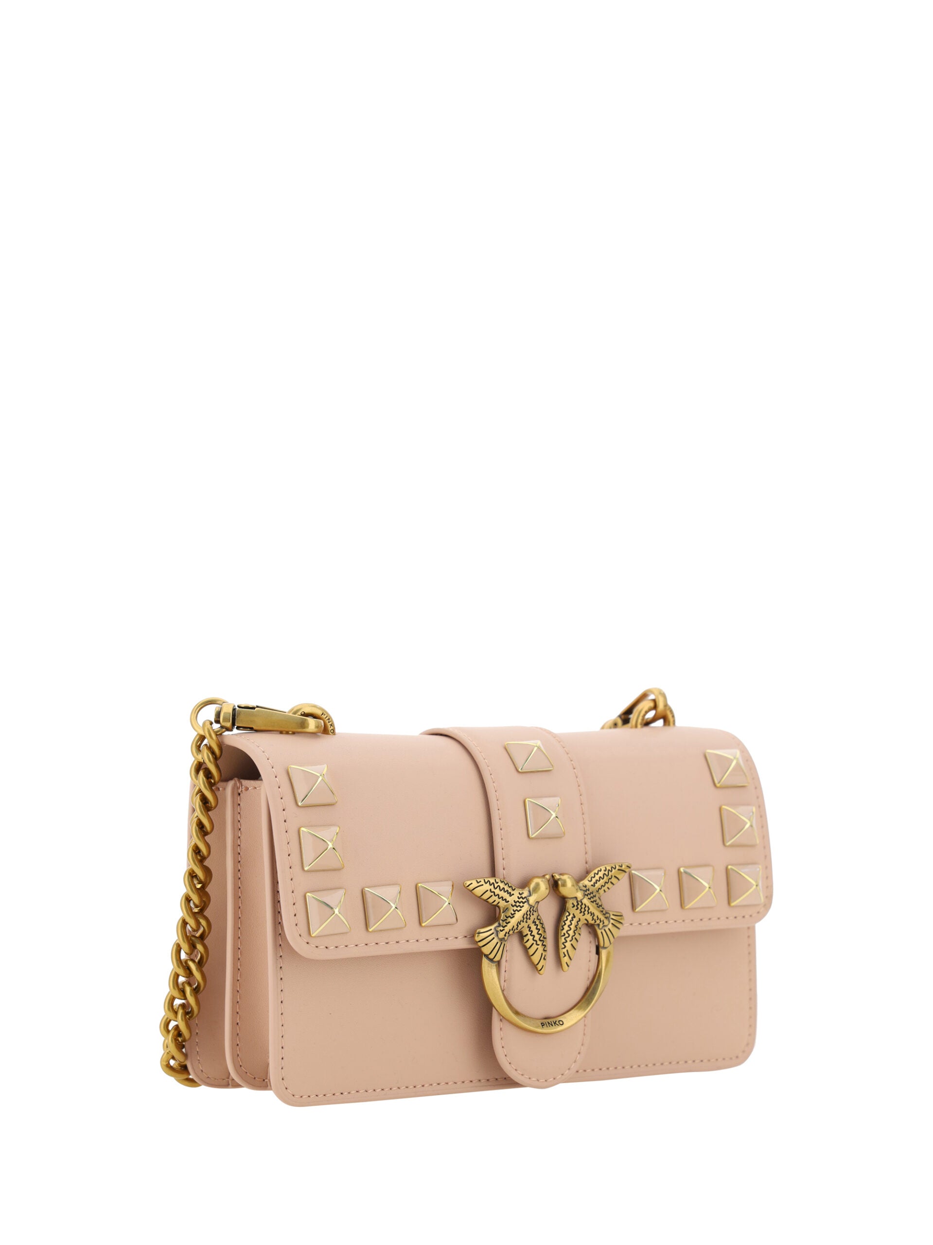 Chic Pink Cipria Mini Love Shoulder Bag - SEHABRANDS