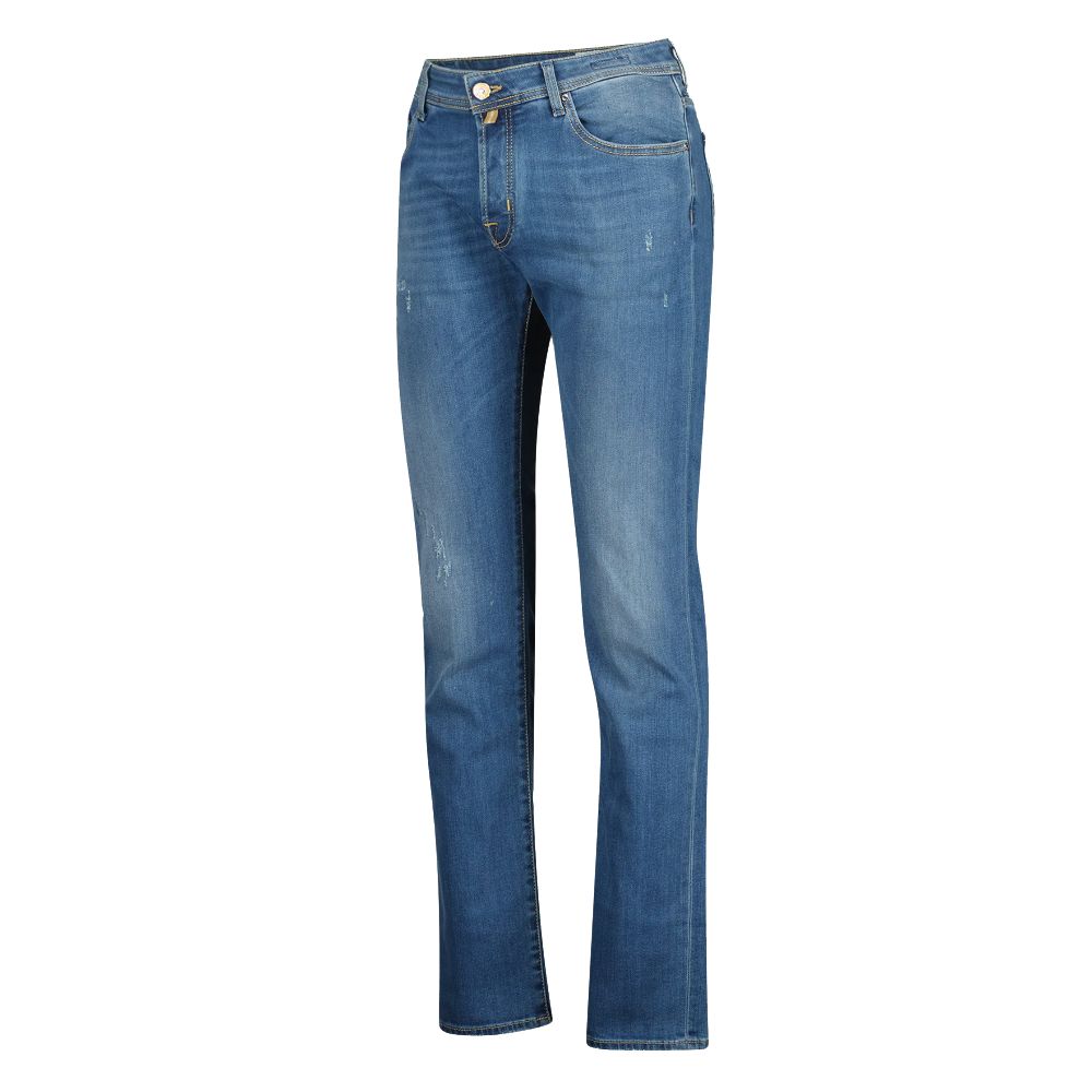 Elevated Casual Slim Fit Faded Jeans - SEHABRANDS